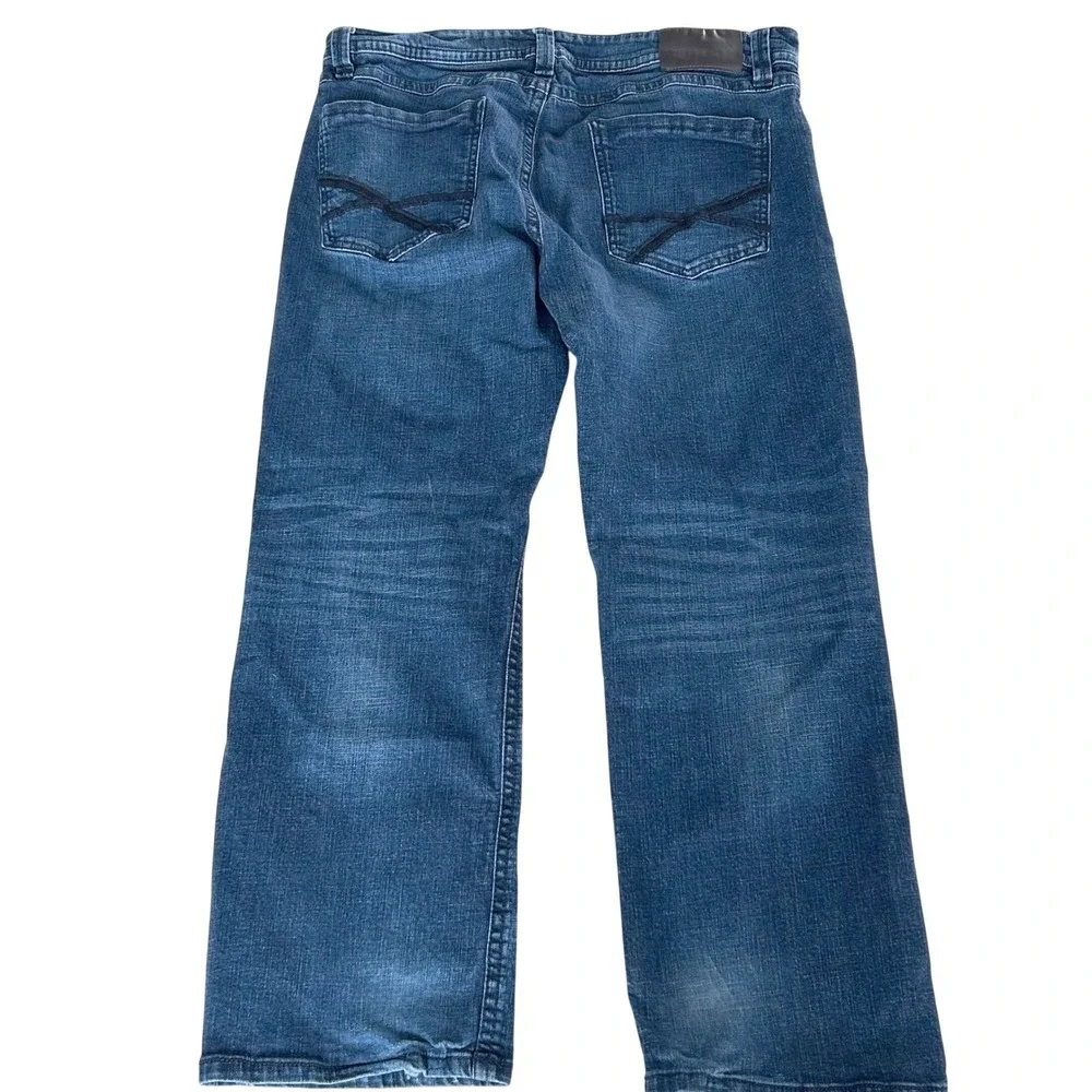 TK Axel‎ Jeans Mens 38x30 Blue Bondi Slim Bootcut Stretch Denim Casual Rugged
